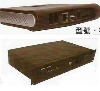 電話總機4外線電話錄音系統, 內建32G記憶卡, 可錄8500小時